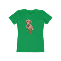 Vizsla 'Augie' Women's Slim Fit Ringspun Cotton T-Shirt