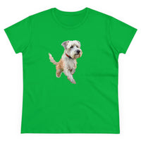 Dandie Terrier - Women's Pre-shrunk Midweight Cotton Tee