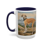 Sloughi - Arabian Greyhound - Ceramic Accent Coffee Mug - 2 Sizes