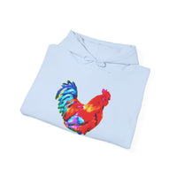 Rooster 'Craw' Unisex 50/50 Hoodie: Your Cozy Companion