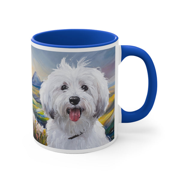 Coton Tulear 11oz Ceramic Accent Mug