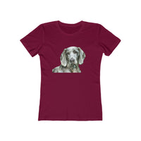 Weimaraner 'Grayson' Women's Slim Fitted Tee