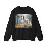 Borzoi 'Russian Wolfhound' Unisex 50/50 Crewneck Sweatshirt