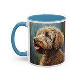 Labradoodle  =- Ceramic Accent Mug - 2 Sizes