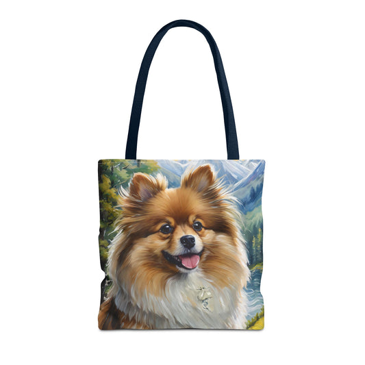 German Spitz Tote Bag (AOP) - Versatile Everyday Companion