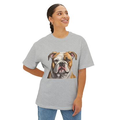 American Bulldog Unisex Oversized Ringspun Cotton Boxy T-shirt