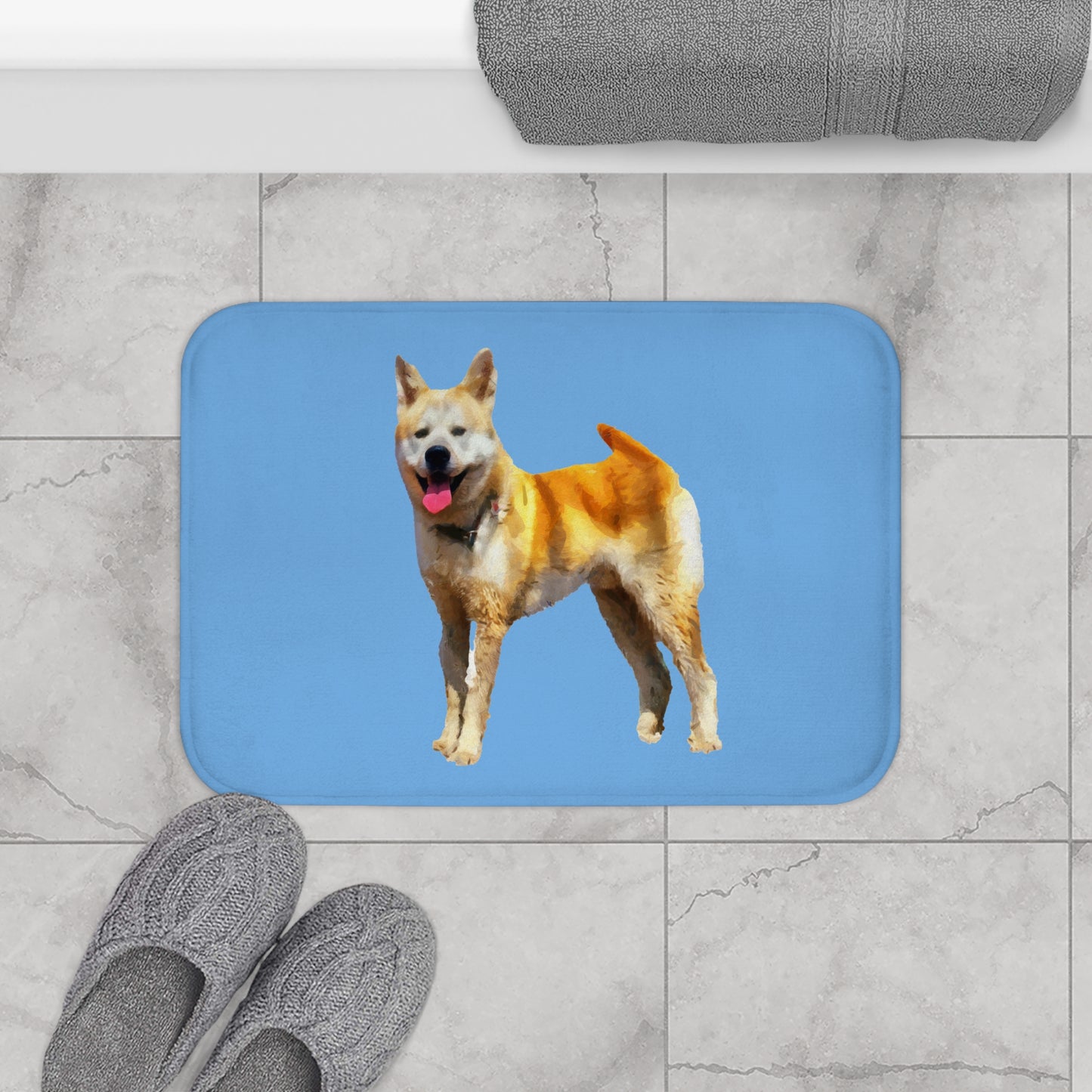 Akita Bathroom Rug Mat - Luxury Comfort and Safety