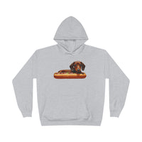 Dachshund 'Weiner Dog'  --  Unisex Fleece Lined Pullover Hoodie Sweatshirt