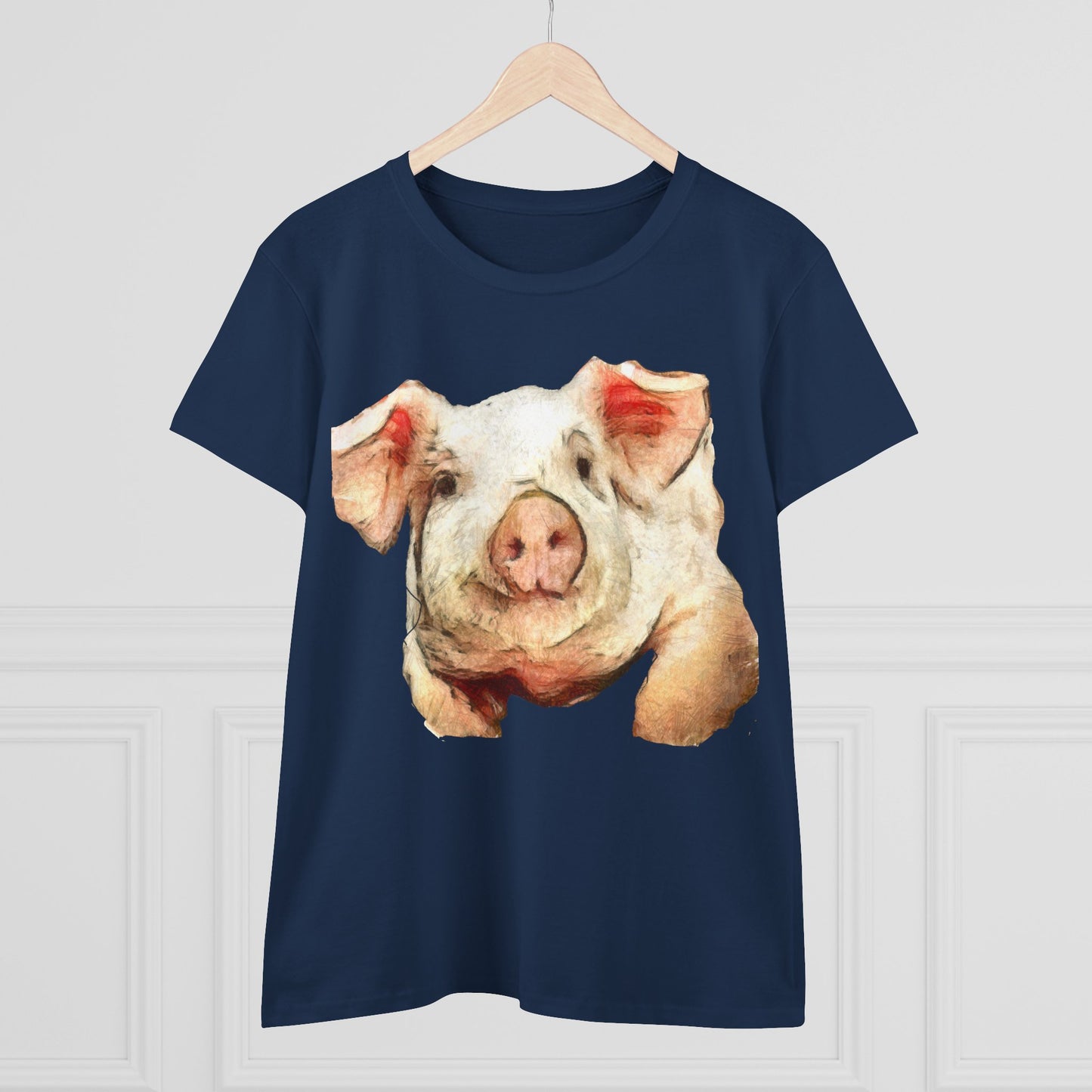 Pig 'Petunia' Women's Midweight Cotton Tee