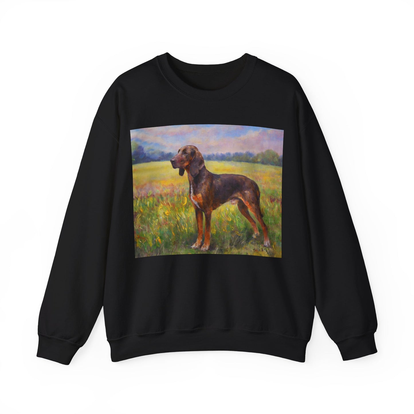 Plott Hound - 50/50 Crewneck Sweatshirt
