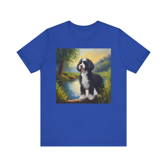 Portuguese Water Dog Unisex Jersey Short Sleeve Tee
