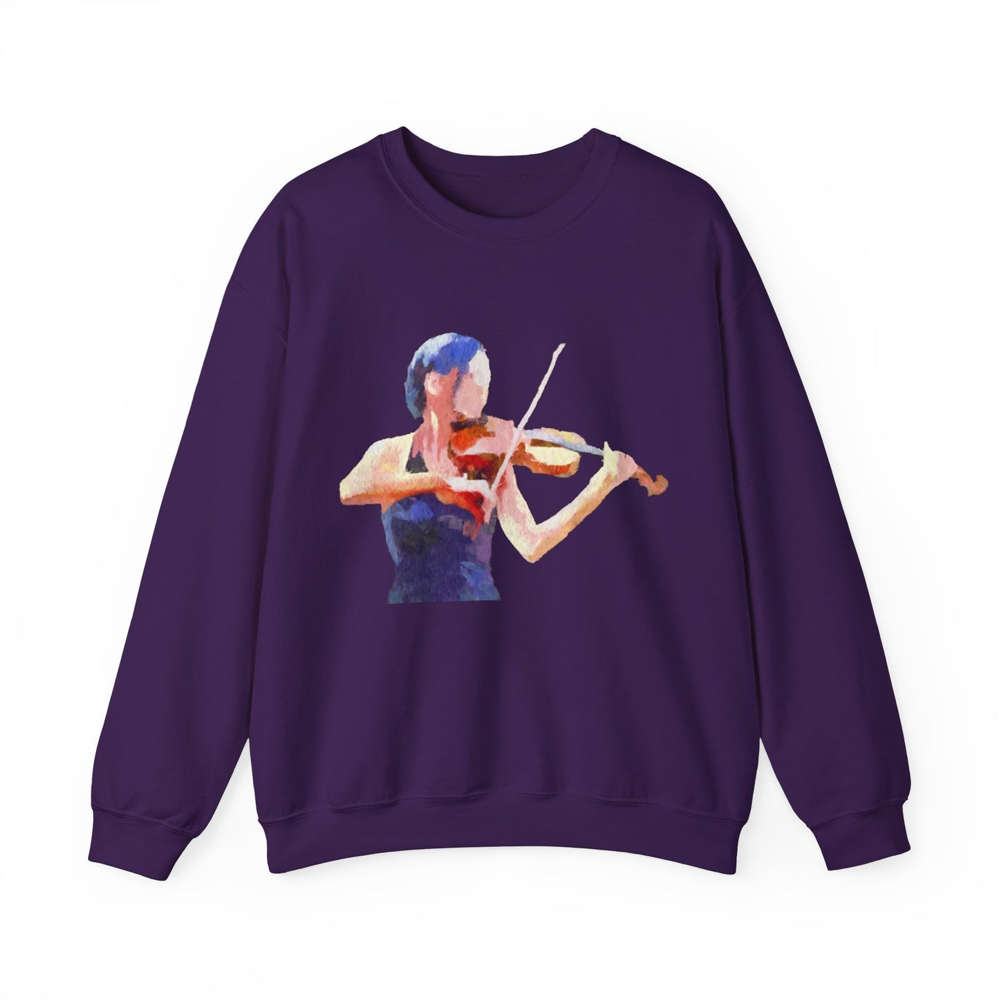 Violin 'The Bowist' Unisex 50/50 Crewneck Sweatshirt