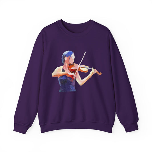 Violin 'The Bowist' Unisex 50/50 Crewneck Sweatshirt