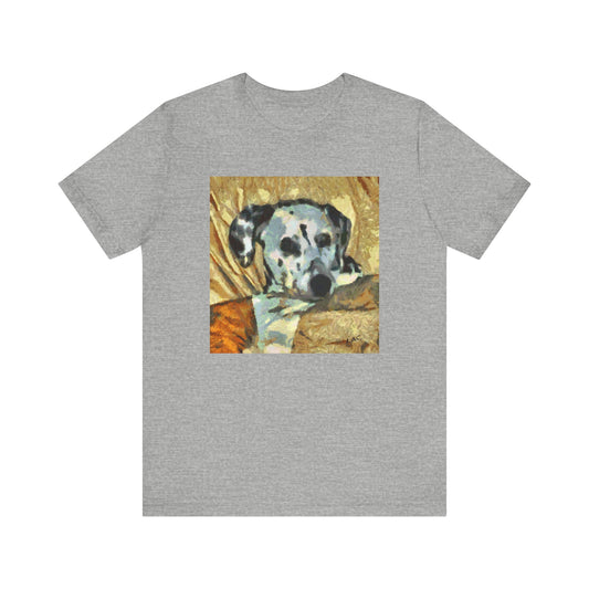 Dalmatian 'Breakfast Time' Unisex Jersey Short Sleeve Tee