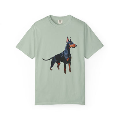 Doberman Pinscher Unisex Garment-Dyed T-shirt