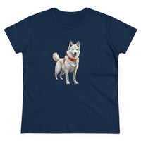 Yakutian Laika  Women's Midweight Cotton Tee