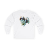 Japanese Chin Classic  Cotton Long Sleeve Tee