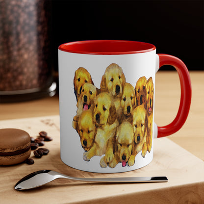 Golden Retriever Puppy Coffee Mug - 11oz Delight