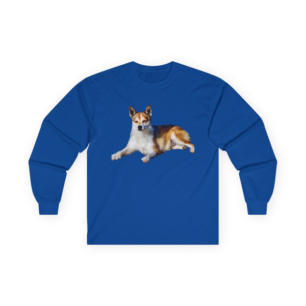 Norwegian Lundehund Unisex Cotton Long Sleeve Tee