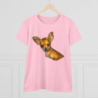 Chihuahua 'Belle' Women's Midweight Cotton Tee