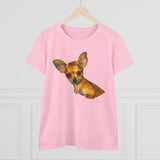 Chihuahua 'Belle' Women's Midweight Cotton Tee