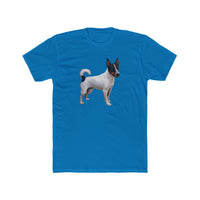 Japanese Terrier - Dog Lover Men's Fitted Cotton Crew Tee