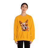 Red Heeler - Australian Cattle Dog - Unisex 50/50 Crewneck Sweatshirt