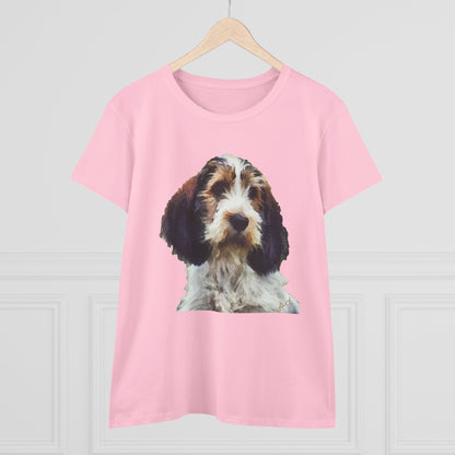 Petit Basset Griffon Vendeen Women's Midweight Cotton Tee