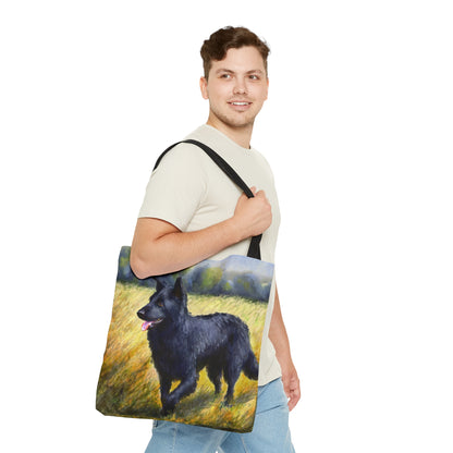 Mudi - Herding Dog Canvas Tote Bag
