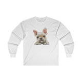 French Bulldog '#2' Unisex Cotton Long Sleeve Tee