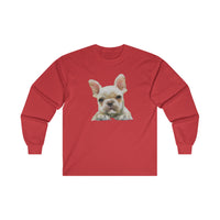 French Bulldog '#2' Unisex Cotton Long Sleeve Tee