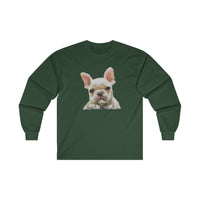 French Bulldog '#2' Unisex Cotton Long Sleeve Tee