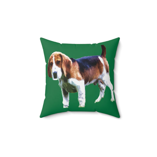 American Foxhound Spun Polyester Throw Pillow
