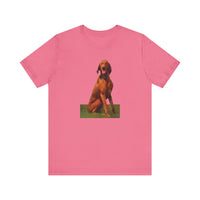 Vizsla 'Waiting For The Bride' Unisex Jersey Short Sleeve Tee
