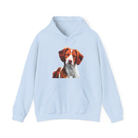 Brittany Spaniel 'Gunner' Unisex 50/50 Hoodie