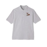 Boston Terrier - Brown & White  - Men's Piqué Polo Shirt