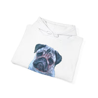 Pug 'Pompey' Unisex 50/50 Hoodie - The Ultimate Snuggle Companion