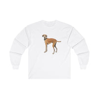 Sloughi - Arabian Greyhound - Unisex Classic Cotton Long Sleeve Tee