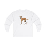 Sloughi - Arabian Greyhound - Unisex Classic Cotton Long Sleeve Tee