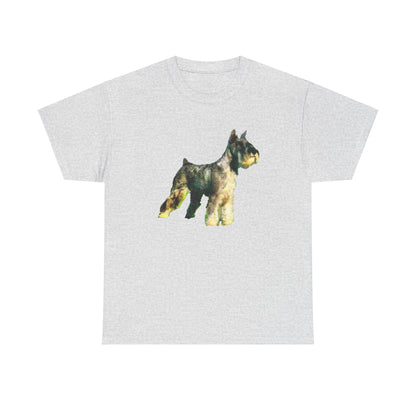 Elegant Schnauzer Unisex Heavy Cotton Tee