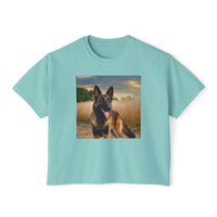 Dutch Shepherd Women's Oversized Boxy Tee
