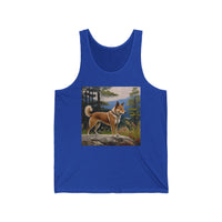 Shikoku - Japanese Hunting Dog - Relaxed Fit Unisex Jersey Tank