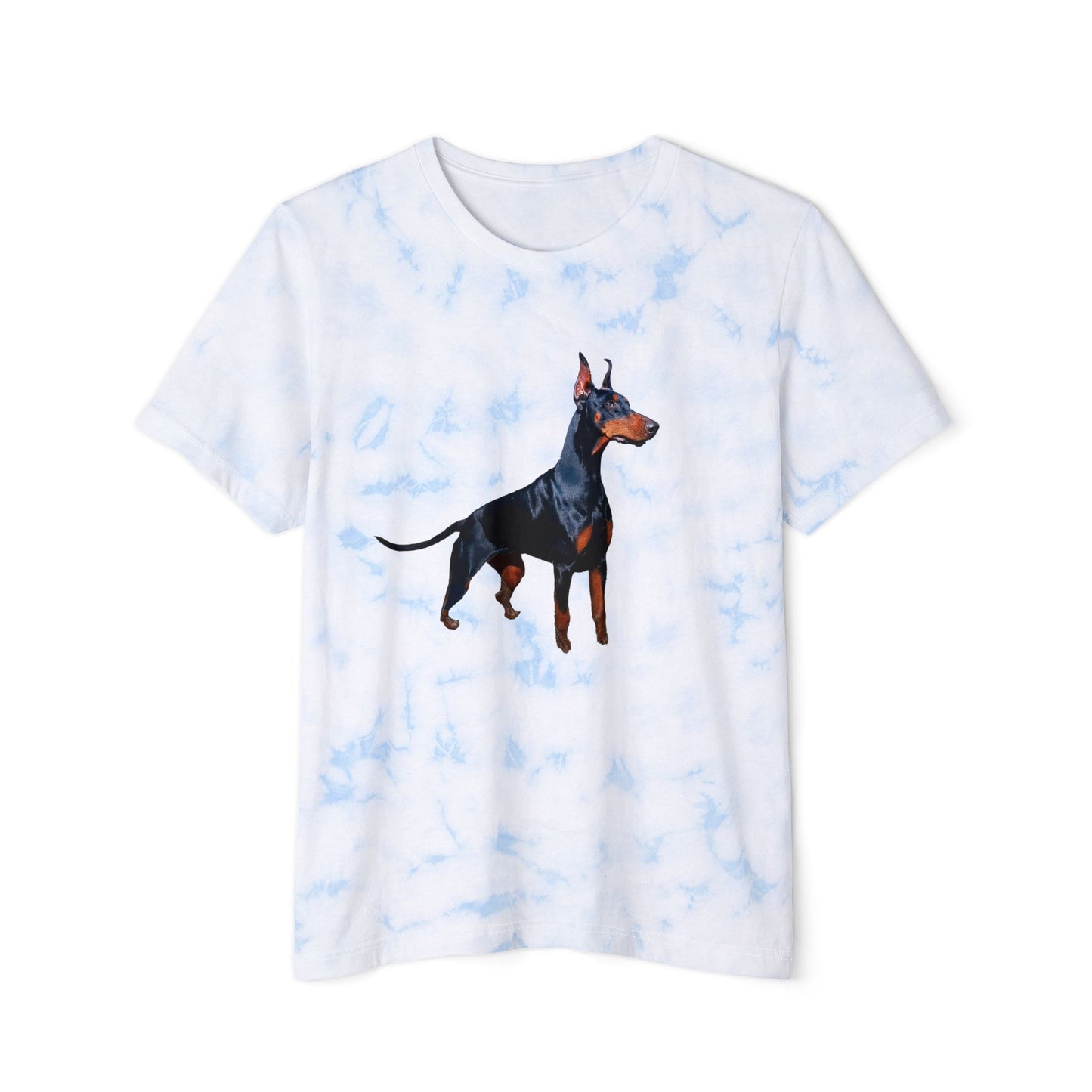 Doberman Pinscher Unisex Fashion Tie-Dyed T-Shirt