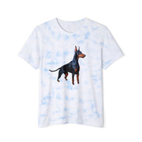 Doberman Pinscher Unisex Fashion Tie-Dyed T-Shirt