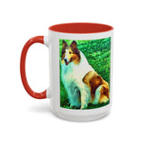 Collie 'Ramsey' Accent Coffee Mug, - 2 Sizes