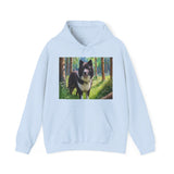 Karelian Bear Dog Unisex 50/50 Hooded Sweatshirt