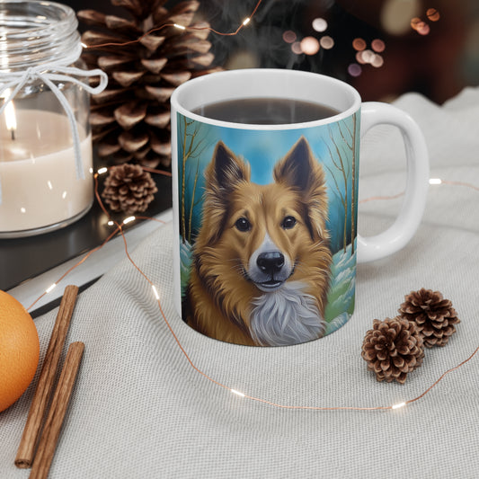 Icelandic Sheepdog Ceramic Mug 11oz
