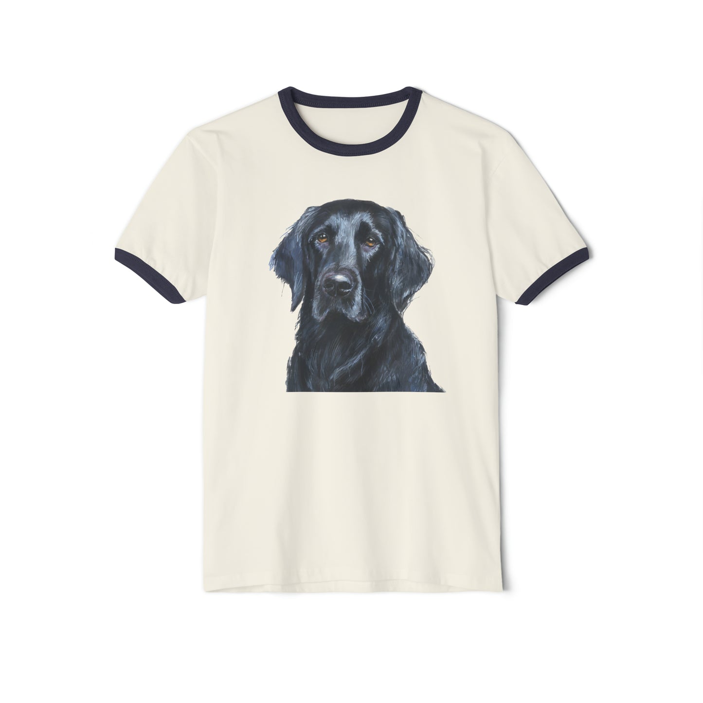 Flat-Coated Retriever - Classic Cotton Ringer T-Shirt