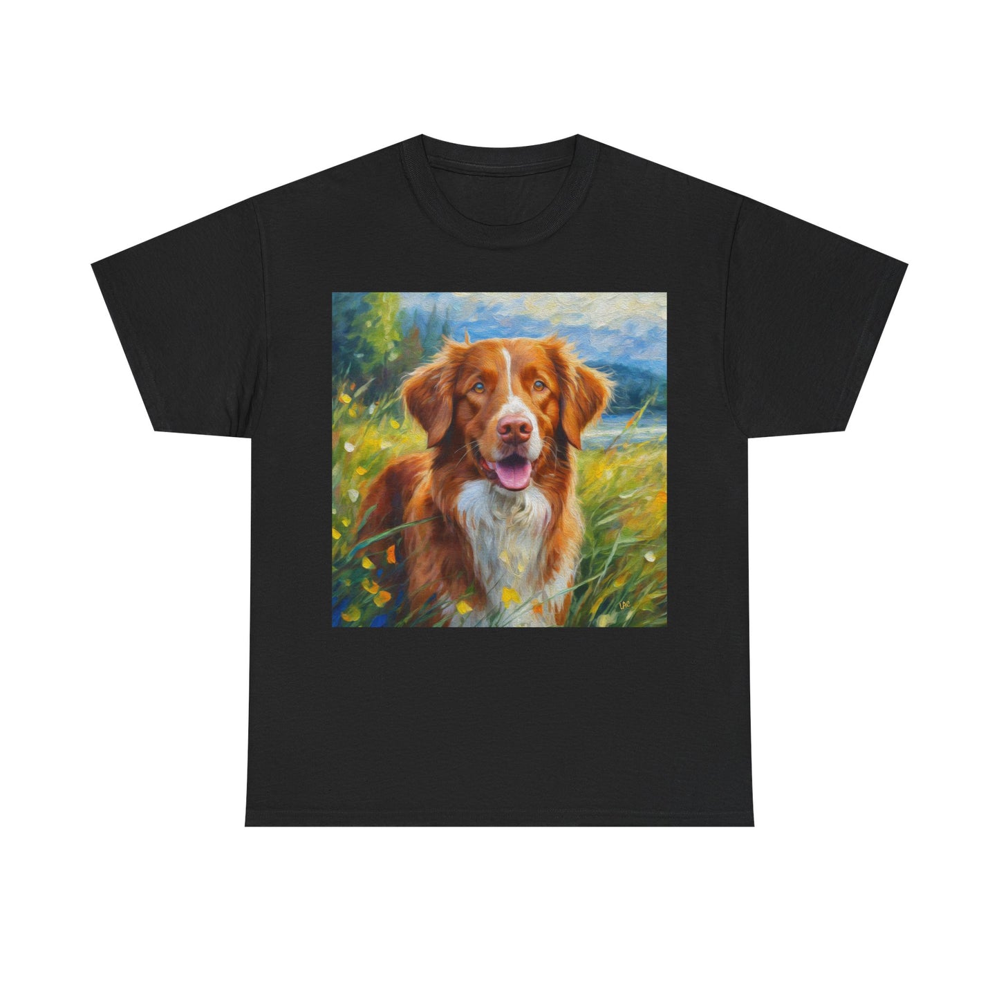 Nova Scotia Duck Tolling Retriever 'Dixie' Heavy Cotton Tee