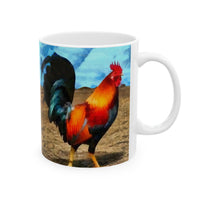 Rooster 'Silas' Ceramic Mug, 2 sizes